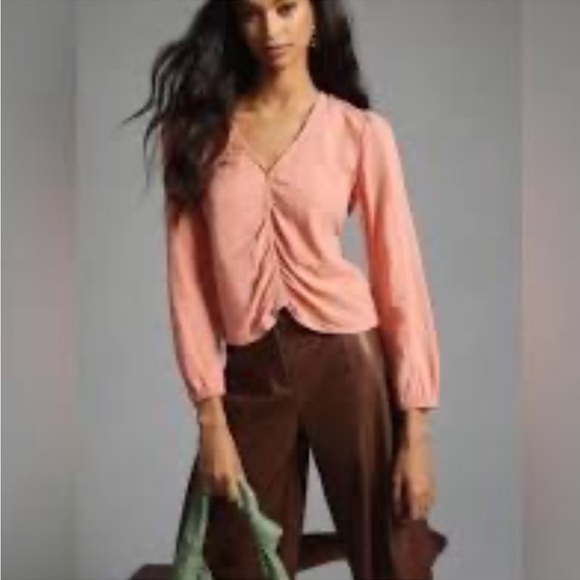 Anthropologie Tops - Anthropologie Shirred Blouses |
Mercari pink long sleeve women top size XL